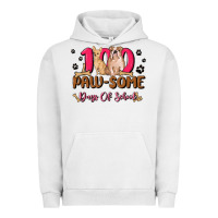 Pigment Lunar Rock 100 paw some days of school Urban Hoodie - MaliasSmallBusiness