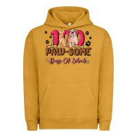 Pigment Peanut Butter 100 paw some days of school Urban Hoodie - MaliasSmallBusiness