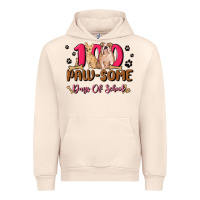 Sandshell 100 paw some days of school Urban Hoodie - MaliasSmallBusiness