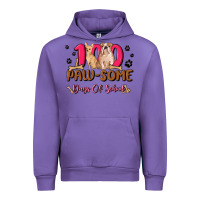 Tulip 100 paw some days of school Urban Hoodie - MaliasSmallBusiness