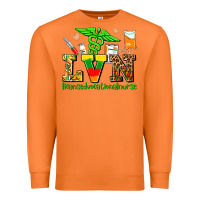 Carrot lvn juneteenth licensed vocational nurse with croc Premium Sweatshirt - AdoDesignShop