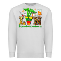 Dove Grey lvn juneteenth licensed vocational nurse with croc Premium Sweatshirt - AdoDesignShop