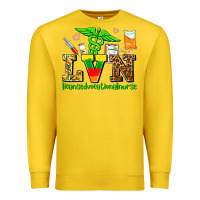 Lemon lvn juneteenth licensed vocational nurse with croc Premium Sweatshirt - AdoDesignShop