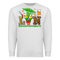 Oatmeal Heather lvn juneteenth licensed vocational nurse with croc Premium Sweatshirt - AdoDesignShop