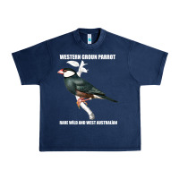 Navy western ground parrot rare wild and west australian Urban Heavy Tee - Bettercallsaul