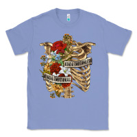 Colony Blue Kinda Emotionless Kinda Emotional Skeleton Classic Tee - RanaPortraitStore