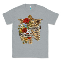 Heather Grey Kinda Emotionless Kinda Emotional Skeleton Classic Tee - RanaPortraitStore