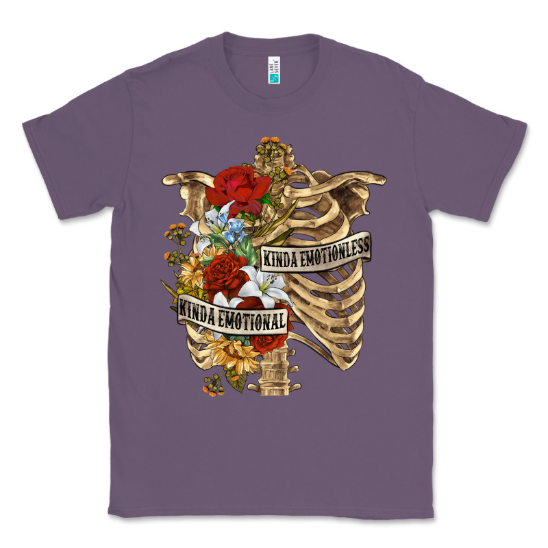 Kinda Emotionless Kinda Emotional Skeleton Classic Tee by RanaPortraitStore | Teevron