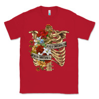 Red Kinda Emotionless Kinda Emotional Skeleton Classic Tee - RanaPortraitStore