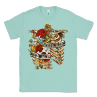Seafoam Kinda Emotionless Kinda Emotional Skeleton Classic Tee - RanaPortraitStore