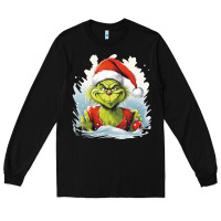 Black Grinch Long Sleeve Tee - Unal Design