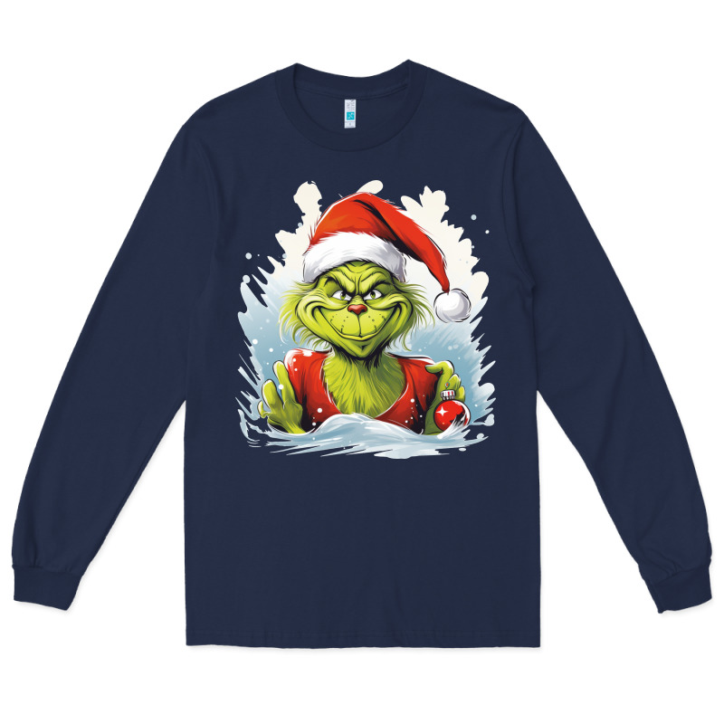 Grinch Long Sleeve Tee by Unal Design | Teevron