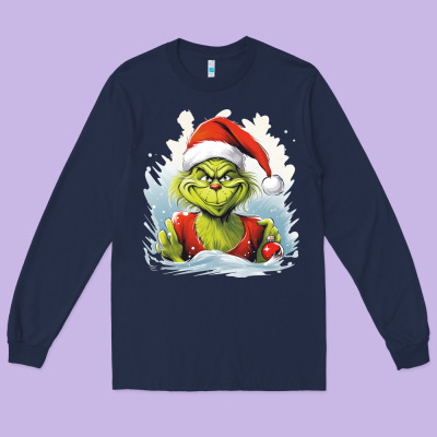 Long Sleeve Tee Grinch