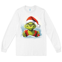 White Grinch Long Sleeve Tee - Unal Design