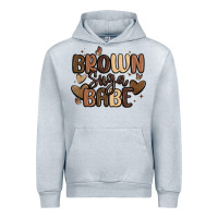 Heather Grey brown sugar babe Urban Hoodie - MaliasSmallBusiness