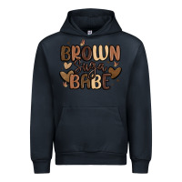 Navy brown sugar babe Urban Hoodie - MaliasSmallBusiness