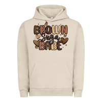 Pigment French Oak brown sugar babe Urban Hoodie - MaliasSmallBusiness