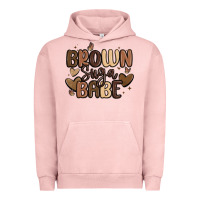 Pigment Salmon brown sugar babe Urban Hoodie - MaliasSmallBusiness