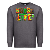Charcoal Heather juneteenth nurse life Premium Sweatshirt - AdoDesignShop