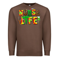Chestnut juneteenth nurse life Premium Sweatshirt - AdoDesignShop