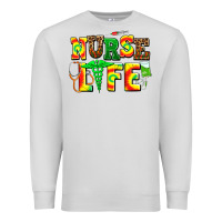 Dove Grey juneteenth nurse life Premium Sweatshirt - AdoDesignShop