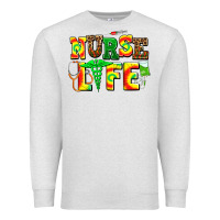 Oatmeal Heather juneteenth nurse life Premium Sweatshirt - AdoDesignShop