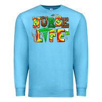 Ocean Blue juneteenth nurse life Premium Sweatshirt - AdoDesignShop