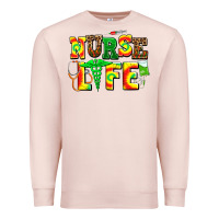Pale Pink juneteenth nurse life Premium Sweatshirt - AdoDesignShop