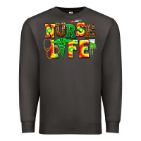 Smoke juneteenth nurse life Premium Sweatshirt - AdoDesignShop