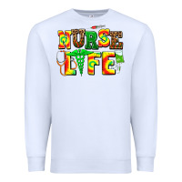 White juneteenth nurse life Premium Sweatshirt - AdoDesignShop