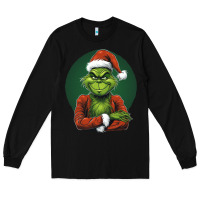 Black Grinch Long Sleeve Tee - Unal Design