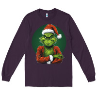 Plum Grinch Long Sleeve Tee - Unal Design