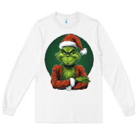 White Grinch Long Sleeve Tee - Unal Design