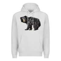 Dove Grey Sloth Bear Premium Hoodie - LillyAllenDesigns