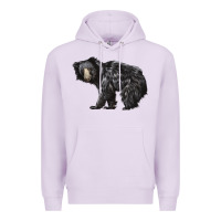 Lilac Sloth Bear Premium Hoodie - LillyAllenDesigns