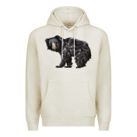 Oatmeal Heather Sloth Bear Premium Hoodie - LillyAllenDesigns