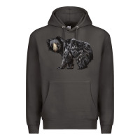 Smoke Sloth Bear Premium Hoodie - LillyAllenDesigns