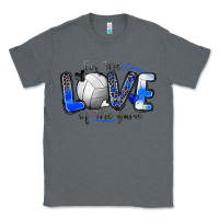 Charcoal Heather for the love of the game volleyball Classic Tee - Zillion Design Studio