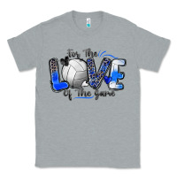 Heather Grey for the love of the game volleyball Classic Tee - Zillion Design Studio