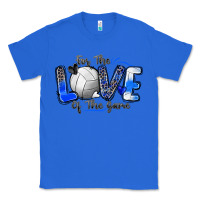 True Royal for the love of the game volleyball Classic Tee - Zillion Design Studio