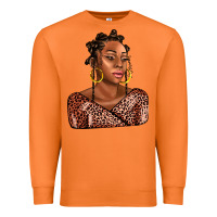 Carrot afro woman Premium Sweatshirt - AdoDesignShop