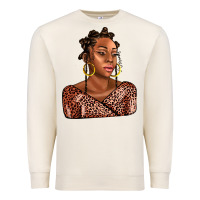 Sandshell afro woman Premium Sweatshirt - AdoDesignShop