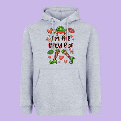 Im The Sexy Elf Heavyweight Hoodie Designed By Fadigitalartstudio