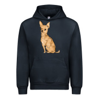 Navy chihuahua Urban Hoodie - MaliasSmallBusiness