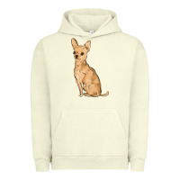 Pigment Pistachio chihuahua Urban Hoodie - MaliasSmallBusiness