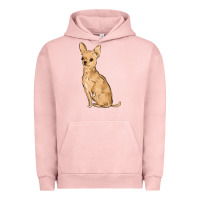 Pigment Salmon chihuahua Urban Hoodie - MaliasSmallBusiness