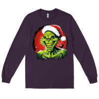 Plum Grinch Long Sleeve Tee - Unal Design
