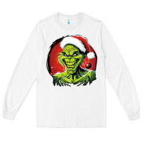 White Grinch Long Sleeve Tee - Unal Design