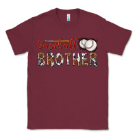 Burgundy baseball brother with leopard Classic Tee - texasbilliewilder