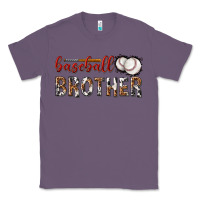 Lavender baseball brother with leopard Classic Tee - texasbilliewilder